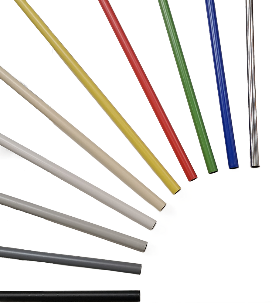 Couleurs des tubes de la gamme